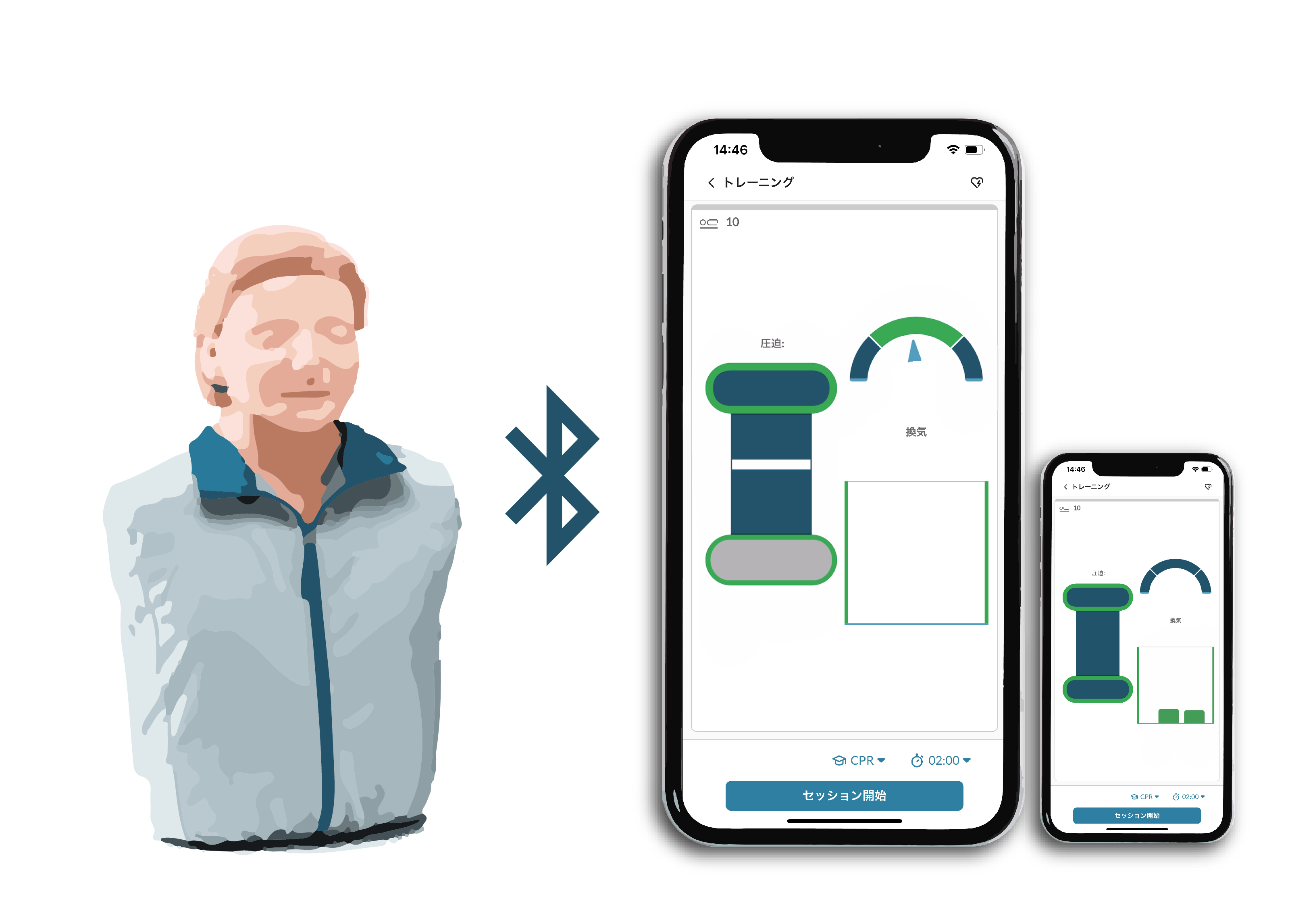 QCPRトレーニングアプリ